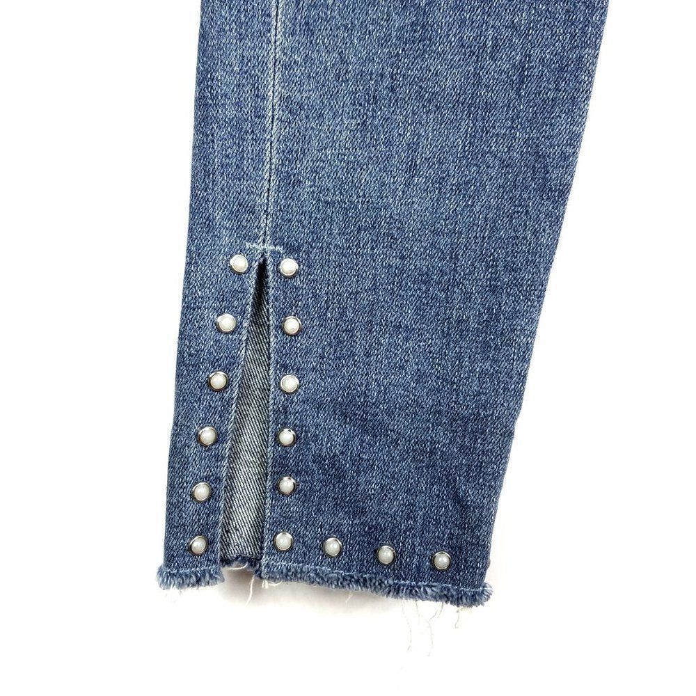Citizens of Humanity Rocket High Rise Skinny Jeans Pearl Stud Ankle Size 26 - Picture 6 of 11